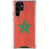 Morocco Flag Distressed Galaxy S23 Ultra Clear Case
